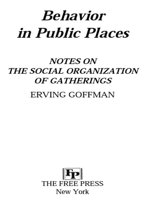 Book cover of Behavior in Public Places