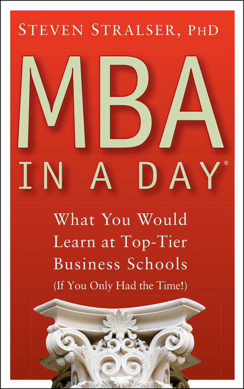 Book cover of MBA In A Day