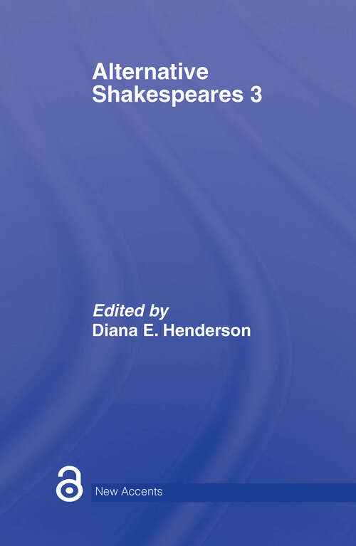 Cover image of Alternative Shakespeares