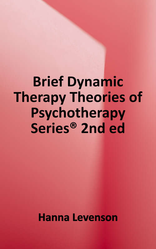 Book cover of Brief Dynamic Therapy (2)