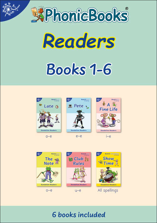Book cover of Phonic Books Dandelion Readers VCe Spellings: Decodable Books for Beginner Readers VCe Spellings (Phonic Books Beginner Decodable)