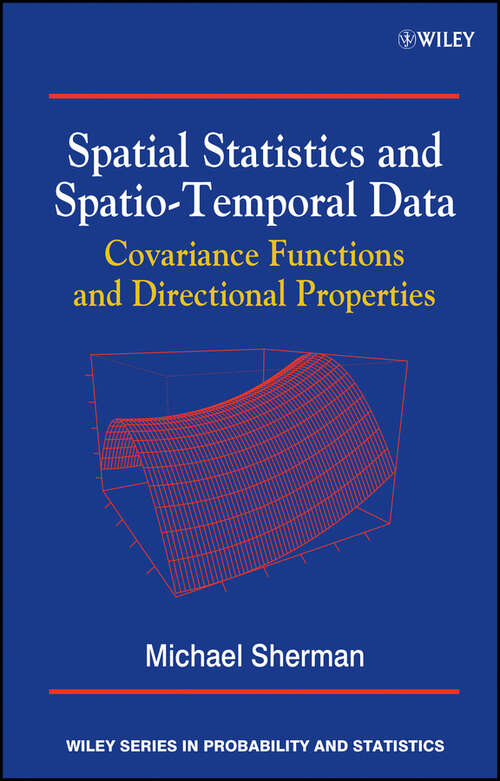 Book cover of Spatial Statistics and Spatio-Temporal Data