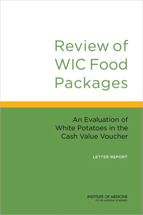 Book cover of Review of WIC Food Packages: Letter Report