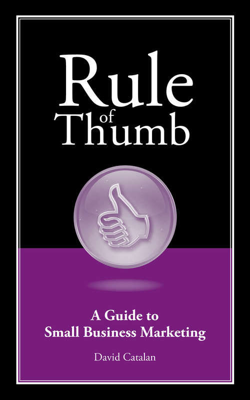 Book cover of Rule of Thumb: A Guide to Small Business Marketing
