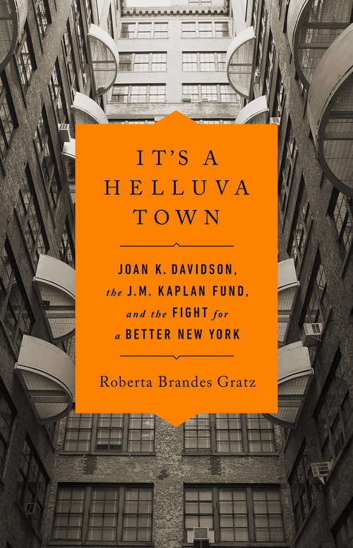 Book cover of It's a Helluva Town: Joan K. Davidson, the J.M. Kaplan Fund, and the Fight for a Better New York