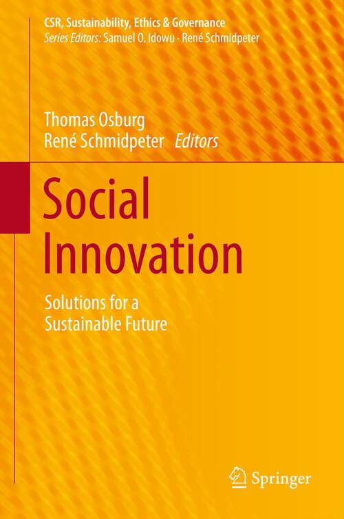 Book cover of Social Innovation