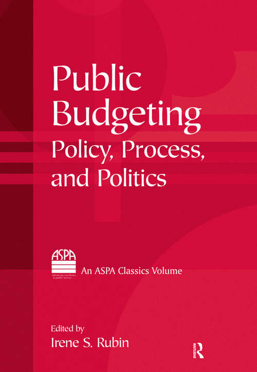 Book cover of Public Budgeting