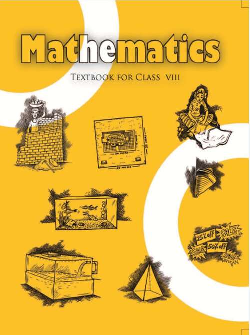 Book cover of Mathematics class 8 - NCERT - 23 (Rationalised 2023-2024)