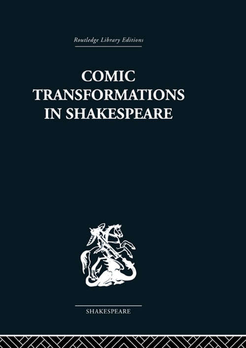 Book cover of Comic Transformations in Shakespeare