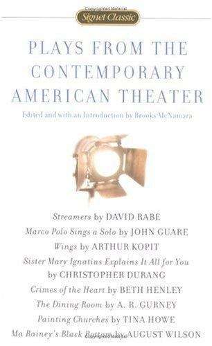 Book cover of Plays from the Contemporary American Theater