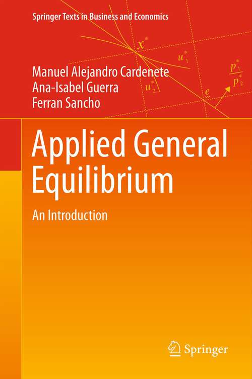 Book cover of Applied General Equilibrium: An Introduction (Springer Texts in Business and Economics)