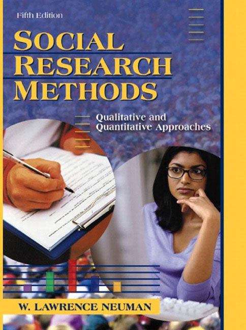 Book cover of Social Research Methods: Qualitative and Quantitative Approaches (5th edition)