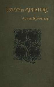 Book cover of Essays in Miniature