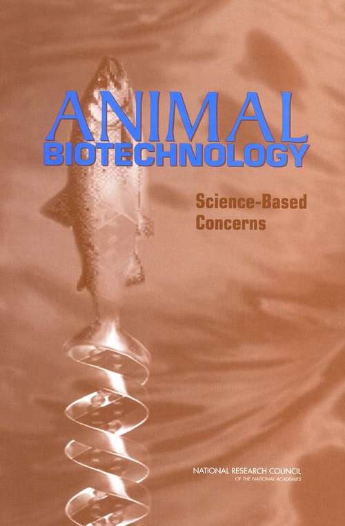 Book cover of Animal Biotechnology: Science-based Concerns