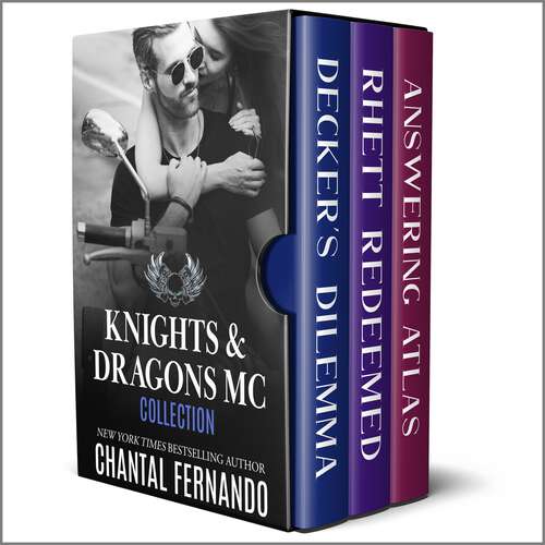 Book cover of Knights & Dragons MC Books 1-3: A Motorcycle Club Romance Collection (Reissue) (Knights & Dragons MC)