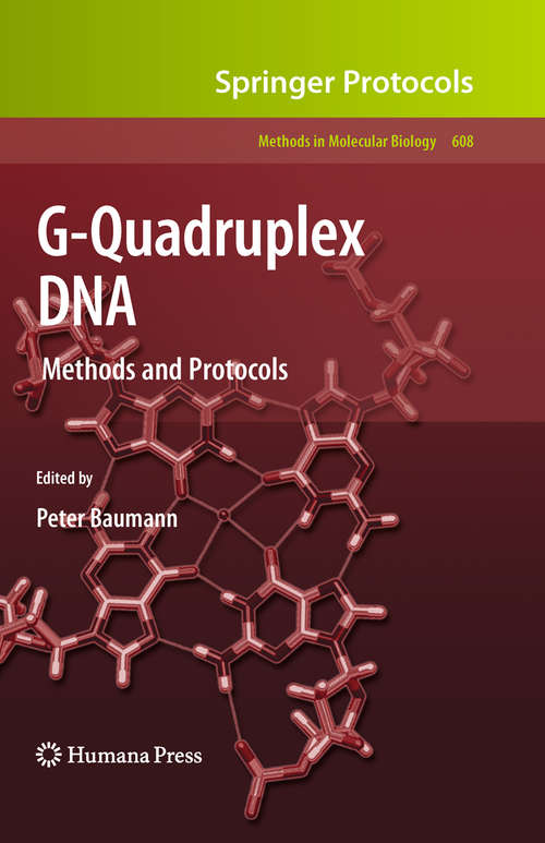 Book cover of G-Quadruplex DNA