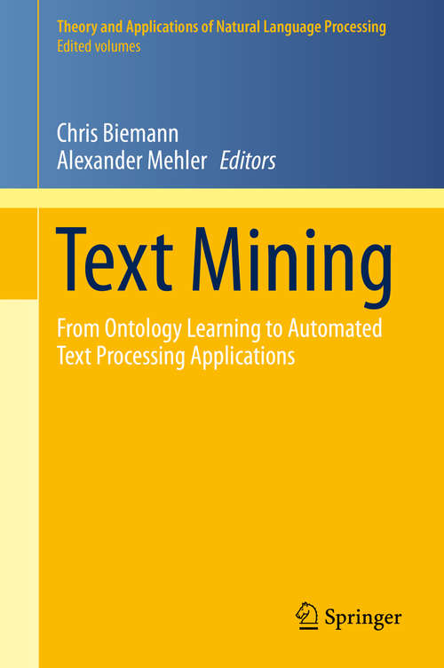 Book cover of Text Mining