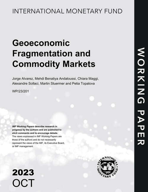 Book cover of Geoeconomic Fragmentation and Commodity Markets (Imf Working Papers)