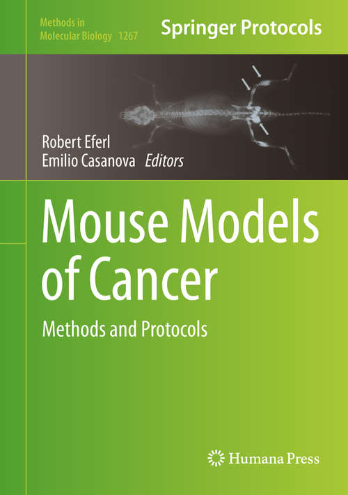 Book cover of Mouse Models of Cancer
