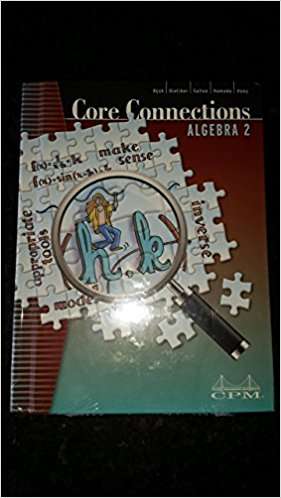 Book cover of Core Connections Algebra 2, Version 4.0