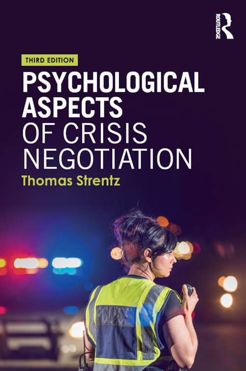 Book cover of Psychological Aspects of Crisis Negotiation (3)