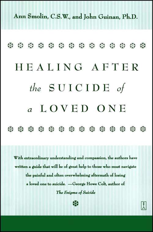 Book cover of Healing After the Suicide of a Loved One