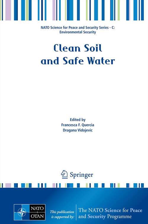 Book cover of Clean Soil and Safe Water