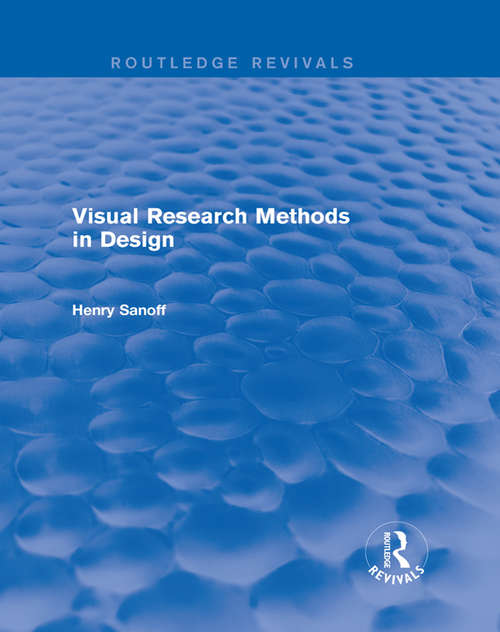 Book cover of Visual Research Methods in Design (Routledge Revivals)