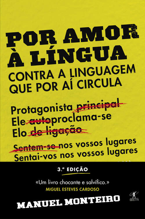 Book cover of Por amor à língua