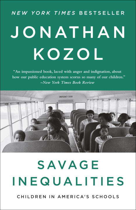 Book cover of Savage Inequalities: Children in America's Schools