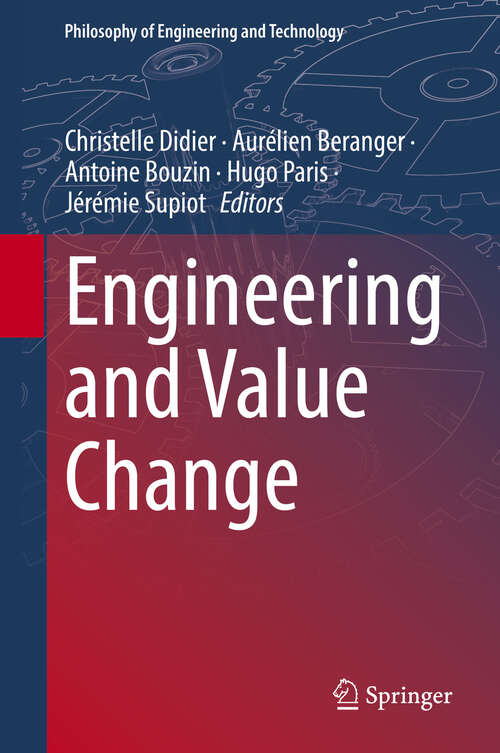Book cover of Engineering and Value Change (Philosophy of Engineering and Technology #48)