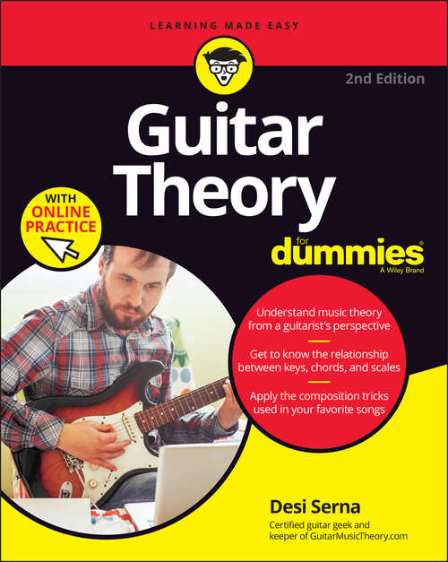 Book cover of Guitar Theory For Dummies with Online Practice: Book + Online Video And Audio Instruction (2)