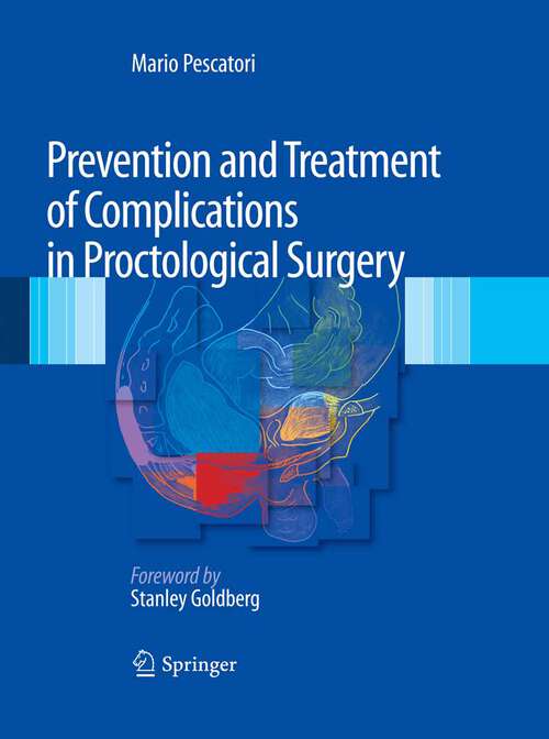 Book cover of Prevention and Treatment of Complications in Proctological Surgery
