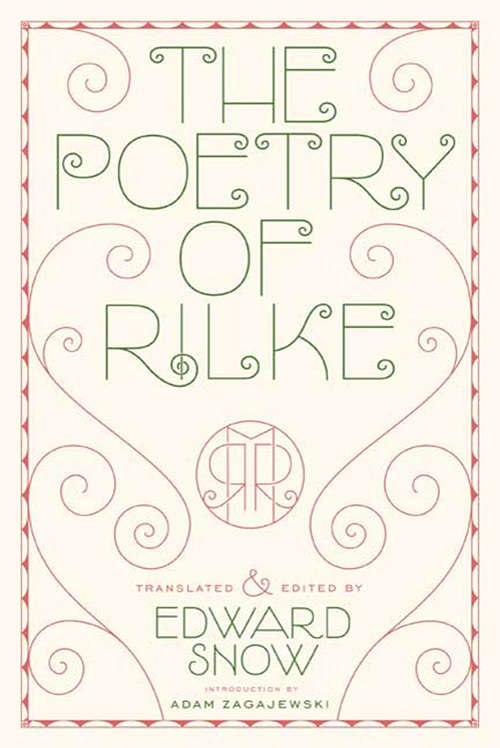 Book cover of The Poetry of Rilke
