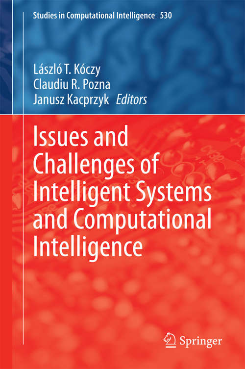 Book cover of Issues and Challenges of Intelligent Systems and Computational Intelligence
