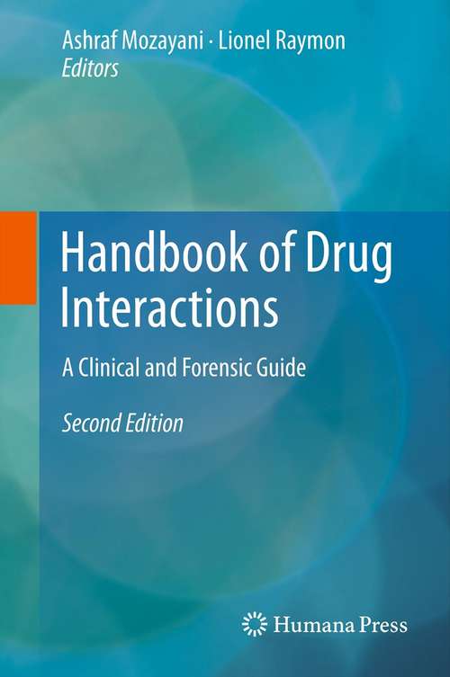 Book cover of Handbook of Drug Interactions