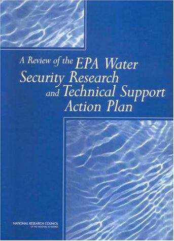Book cover of A Review of the EPA Water Security Research and Technical Support Action Plan