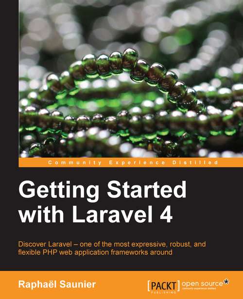 Book cover of Getting Started with Laravel 4