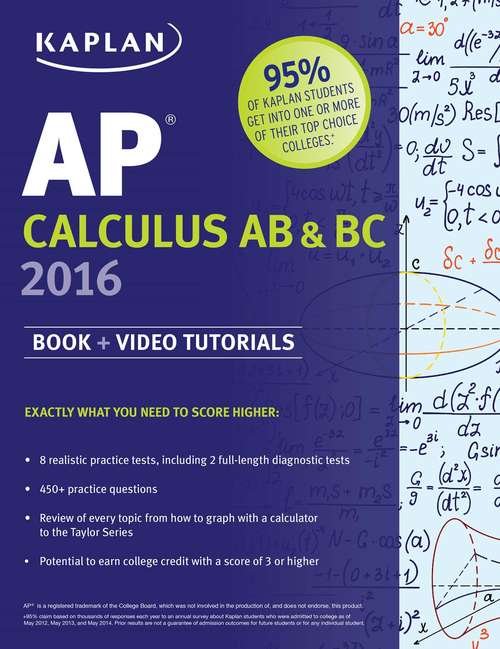 Kaplan AP Calculus AB & BC 2016
