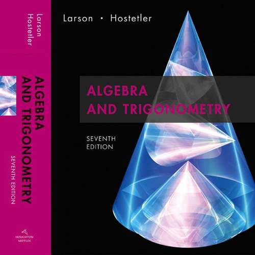 Book cover of Algebra and Trigonometry