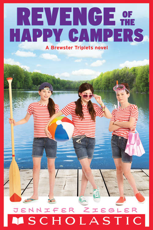Book cover of Revenge of the Happy Campers (The\brewster Triplets Ser.)
