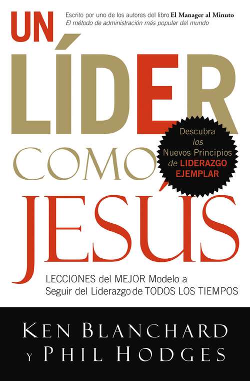 Book cover of Un líder como Jesús
