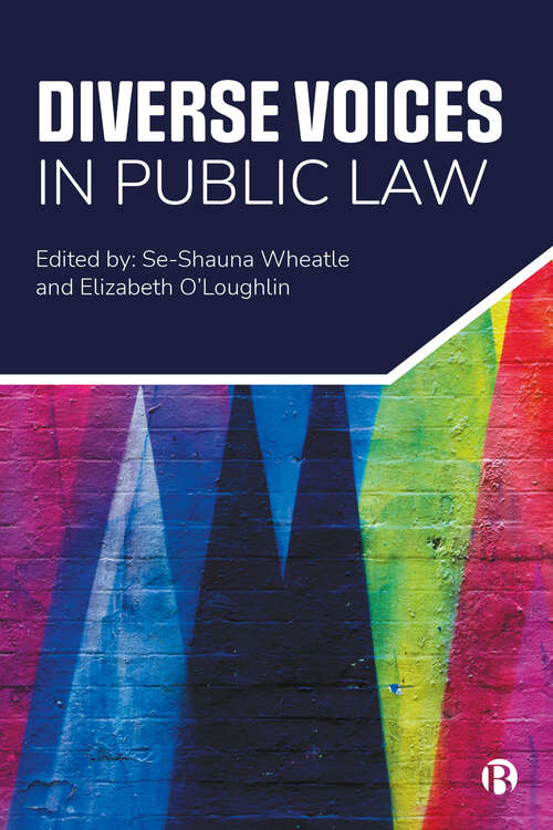 Book cover of Diverse Voices in Public Law