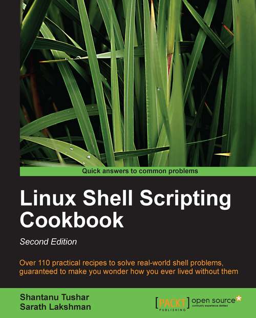 Book cover of Linux Shell Scripting Cookbook, Second Edition