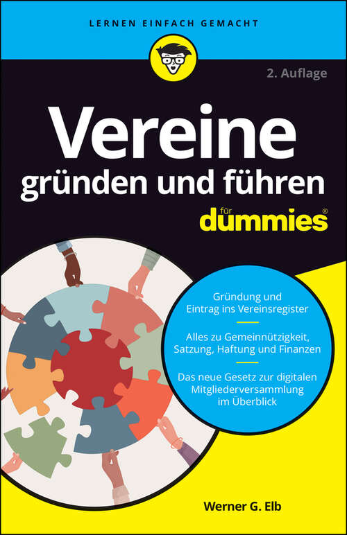 Book cover of Vereine gründen und führen für Dummies (2. Auflage) (Für Dummies)
