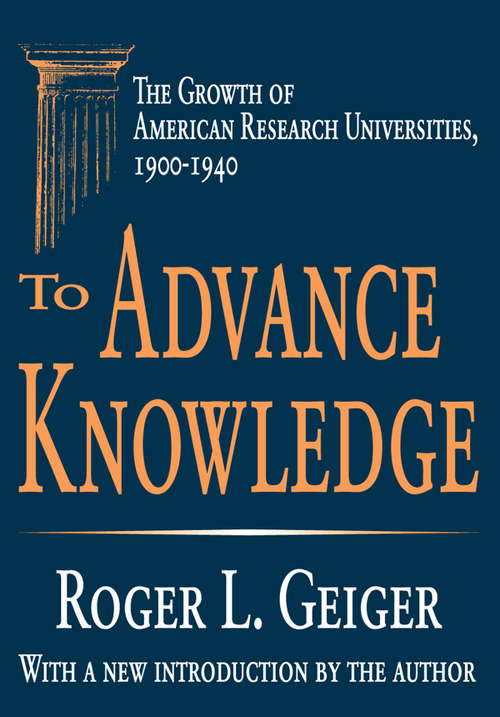 To Advance Knowledge