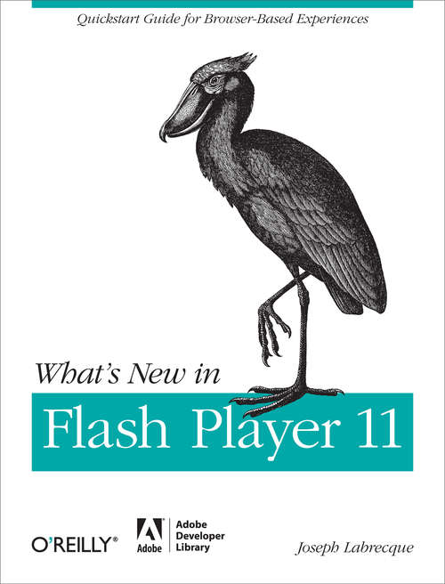 Book cover of What's New in Flash Player 11