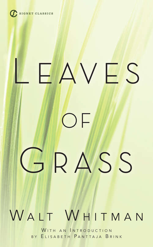 Book cover of Leaves of Grass: 1st Edition 1855