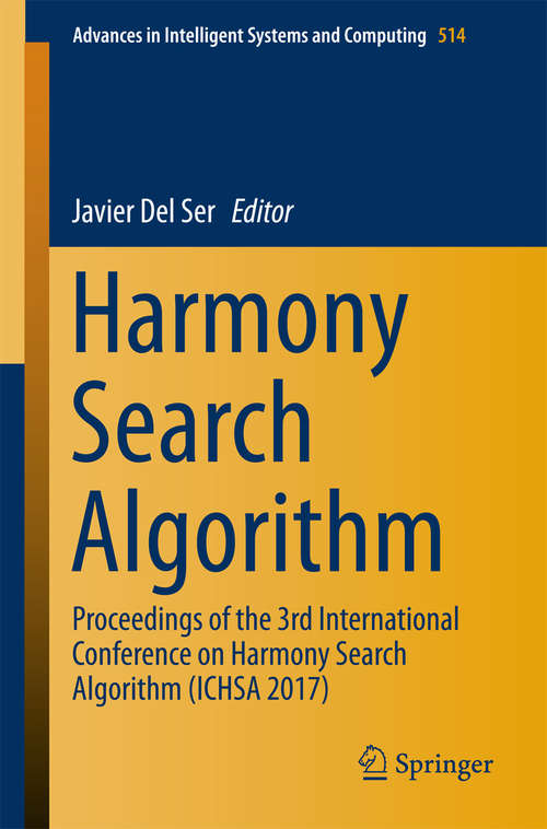 Book cover of Harmony Search Algorithm