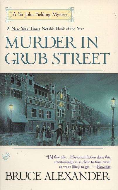 Book cover of Murder In Grub Street (Sir John Fielding Mystery #2)